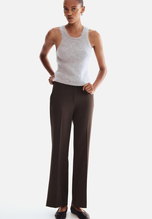 H&M - Bootcut trousers - dark brown
