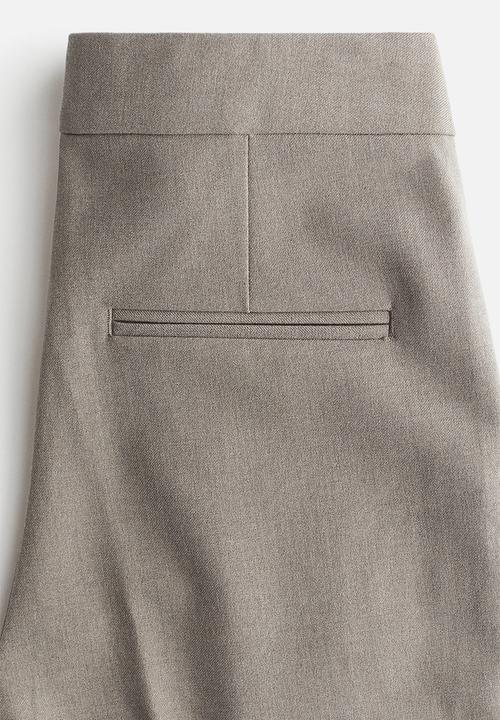 H&M - Bootcut trousers - greige marl