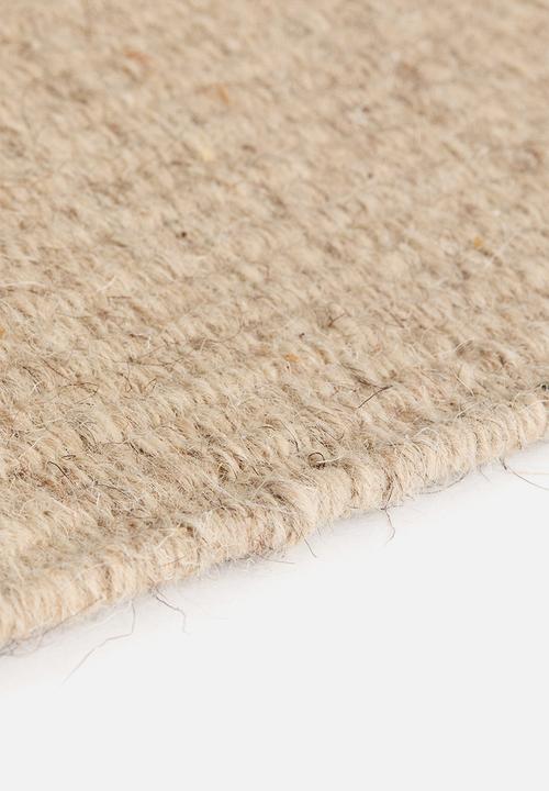 H&M - Wool-blend runner rug - beige,multi