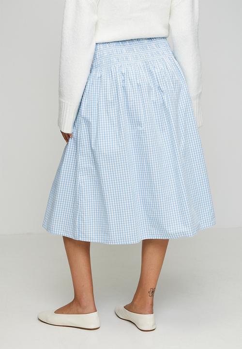 Levi’s® - Everdeen midi skirt - shelly check glacier lake cloud dancer