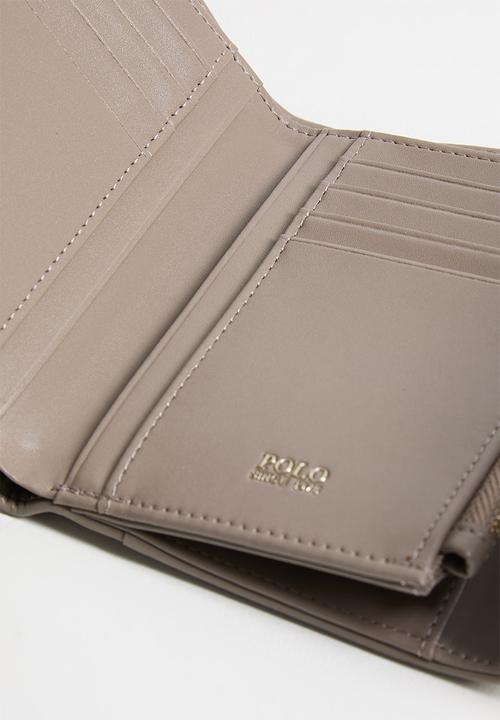 POLO - Luna trifold purse - mushroom