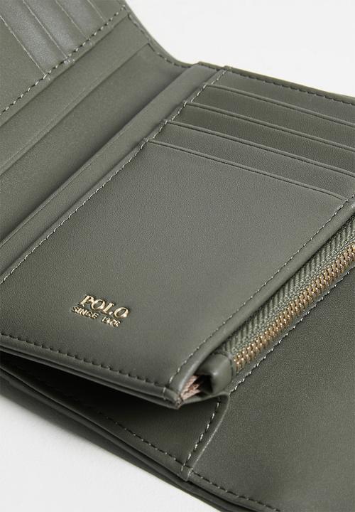 POLO - Luna trifold purse - olive