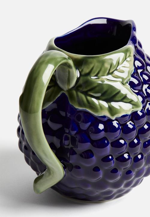 H&M - Figurative stoneware jug - blue