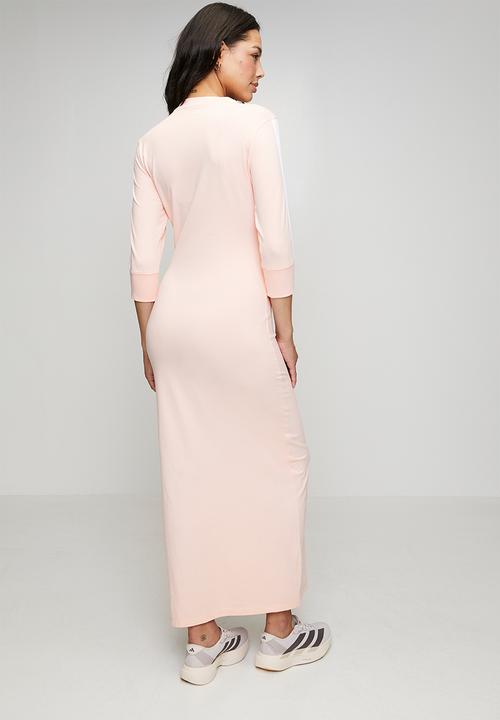 adidas Performance - W 3S Crew Dress - Blush Pink / White
