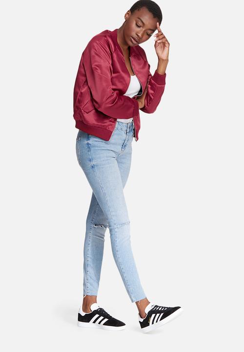 Glamorous - Satin bomber 