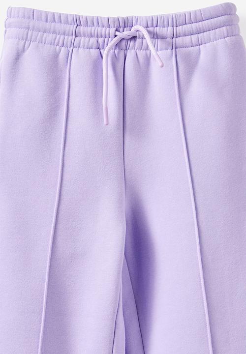 Cotton On - Sammy Wide Leg Trackpant - Vintage Lilac