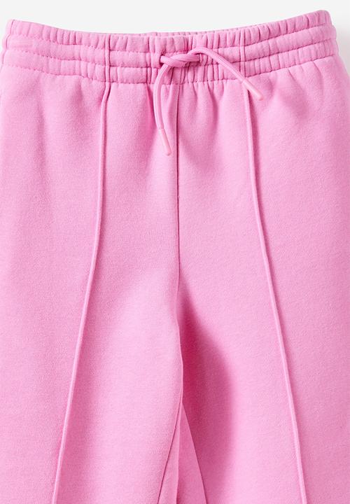 Cotton On - Sammy Wide Leg Trackpant - Strawberry Milk
