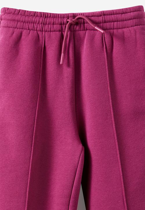 Cotton On - Sammy Wide Leg Trackpant - Berry Jam