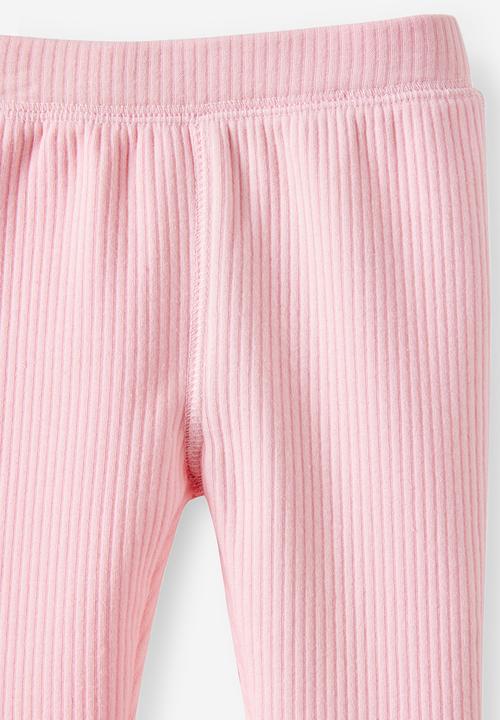Cotton On - River Rib Skinny Legging - Blush Pink