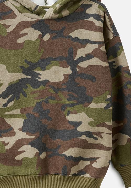 Cotton On - Sammy Oversize Hoodie - Camo