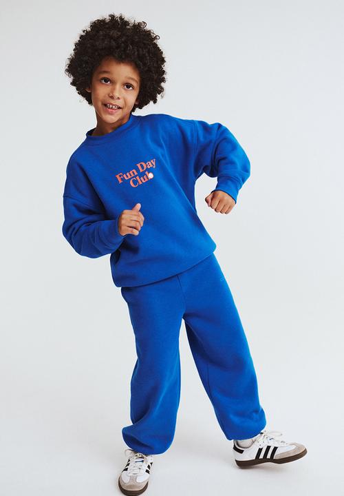 Cotton On - Sammy Wide Leg Trackpant - Harbour Blue