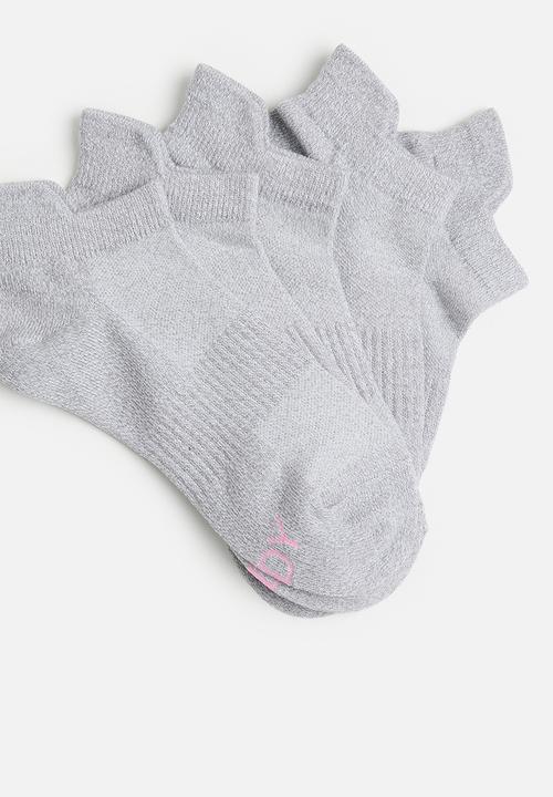 Cotton On - Body 5pk ankle sport sock - grey marle