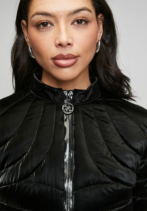 GUESS - Lds Helena Light Puffa - Black