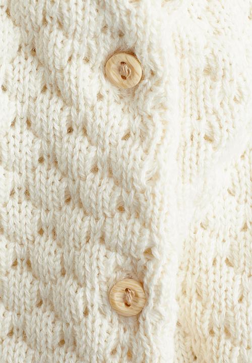 H&M - 2-Piece cotton set - cream 