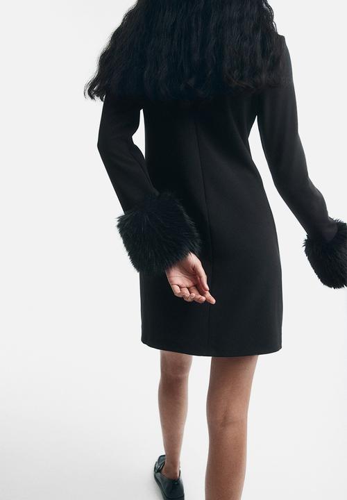 H&M - Long-sleeved dress - black