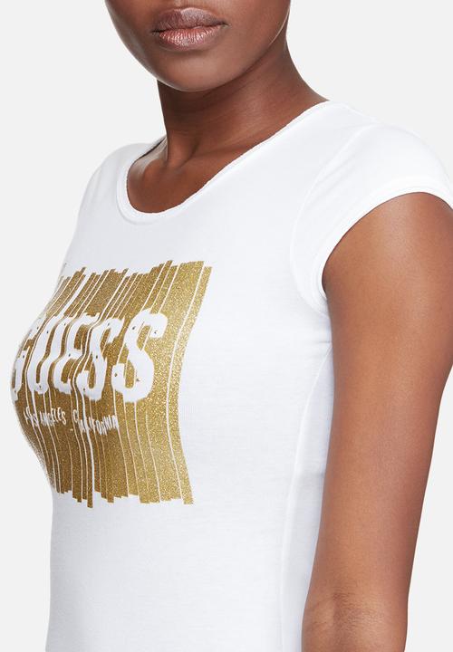 GUESS - Glitter logo tee