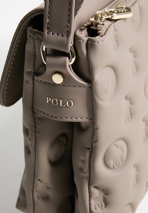 POLO - Luna flapover sling bag - mushroom