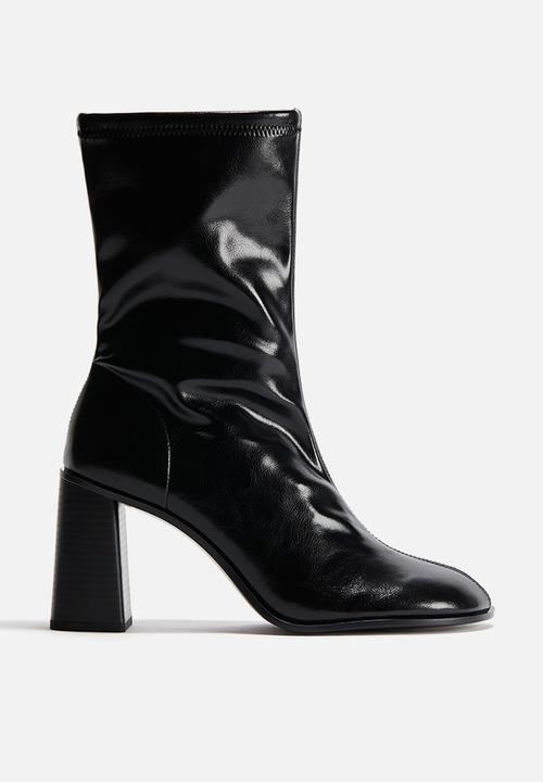 H&M - Block-heeled ankle boots - black