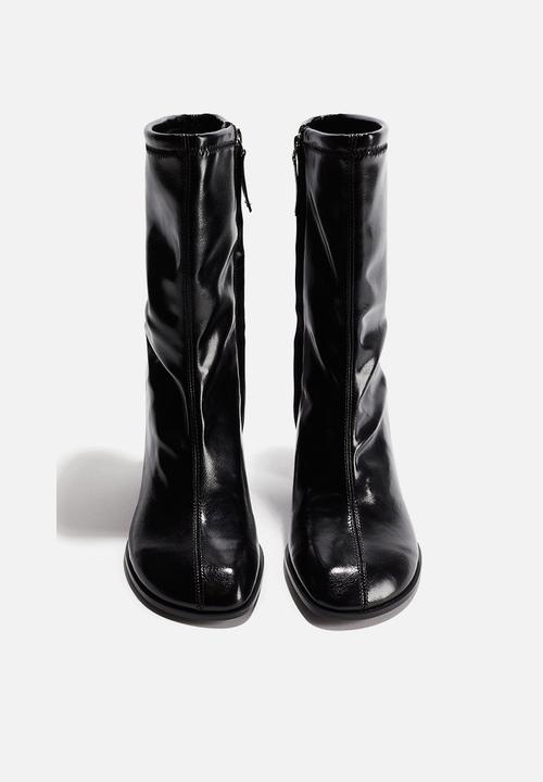 H&M - Block-heeled ankle boots - black