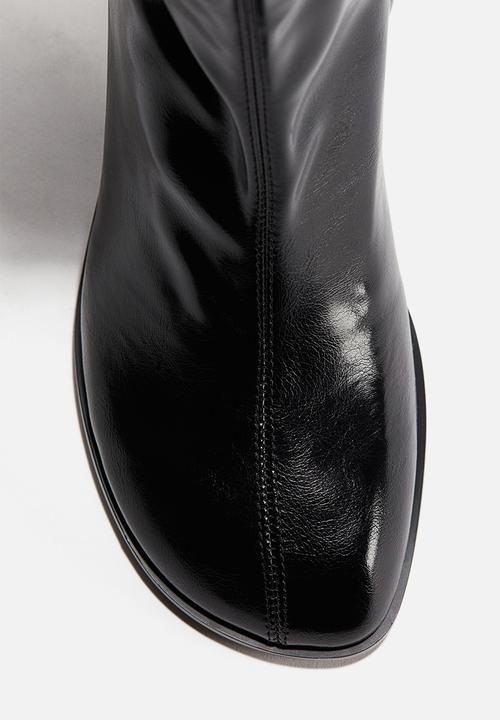 H&M - Block-heeled ankle boots - black