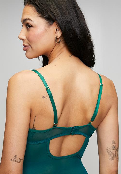 Easy Curves Shapewear - Brief bodysuit - green