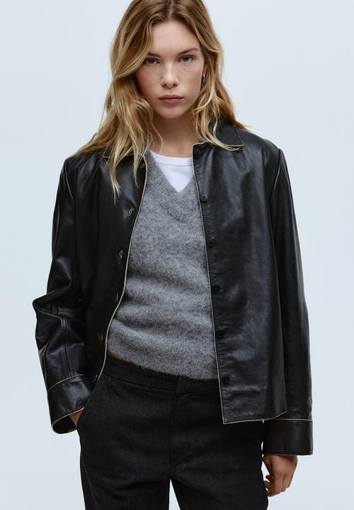 H&M - Flared high jeans - black