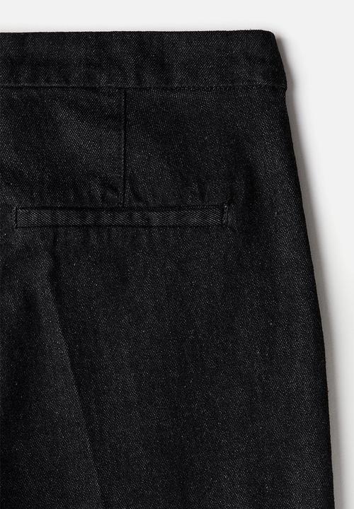 H&M - Flared high jeans - black
