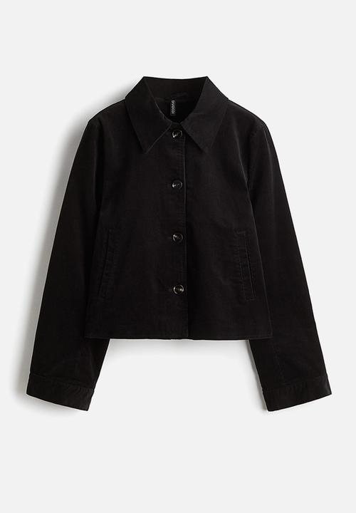 H&M - Cotton corduroy jacket - black