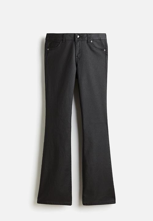 H&M - Flared low jeans - black