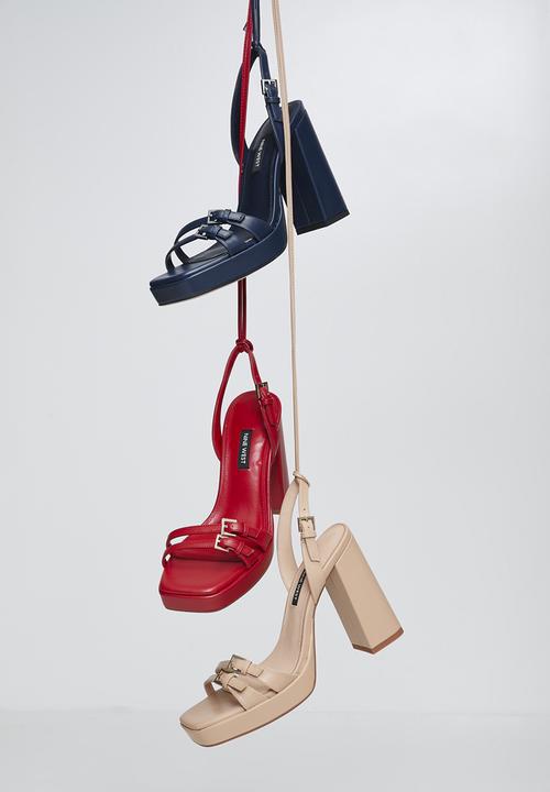 Nine West - Benalde Ankle Strap Heel - Red