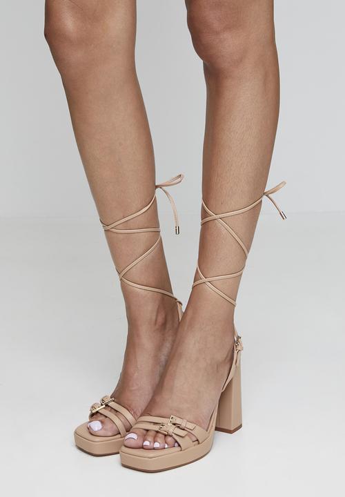 Nine West - Benalde Ankle Strap Heel - Neutral