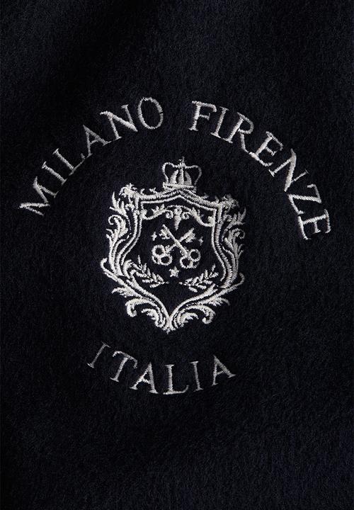 H&M - Fleece baseball jacket - navy blue/italia 