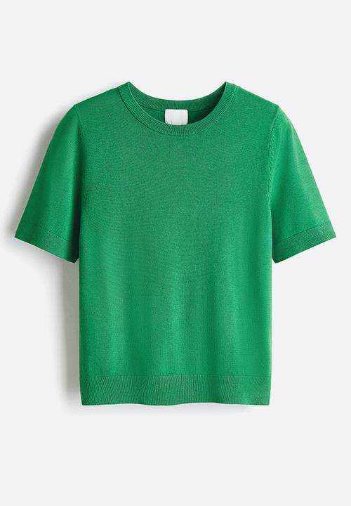 H&M - Fine-knit top - green