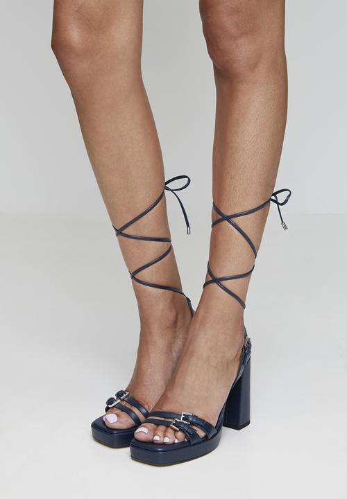 Nine West - Benalde Ankle Strap Heel - Black