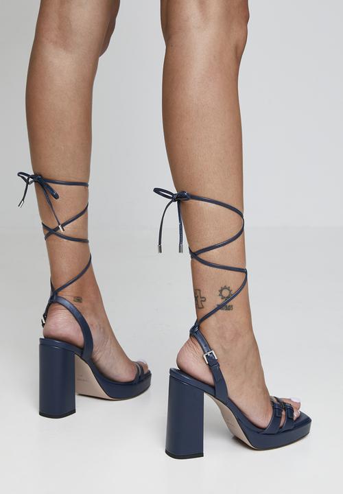 Nine West - Benalde Ankle Strap Heel - Black