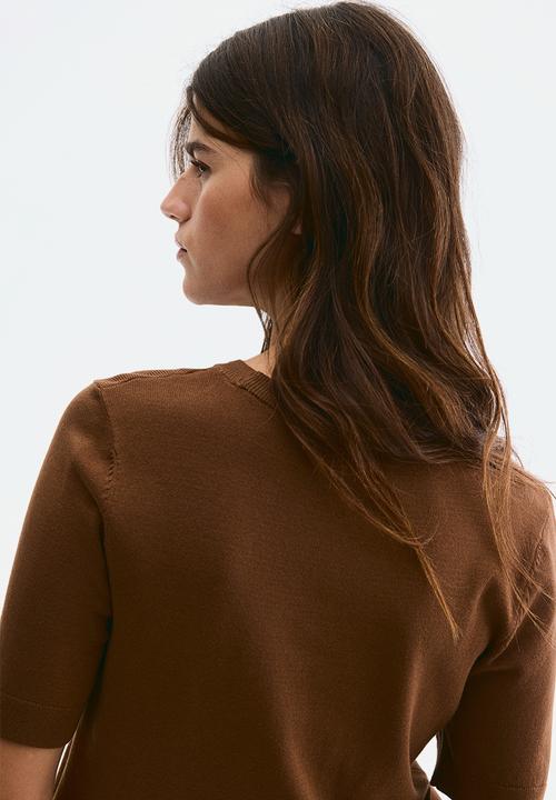 H&M - Fine-knit top - brown