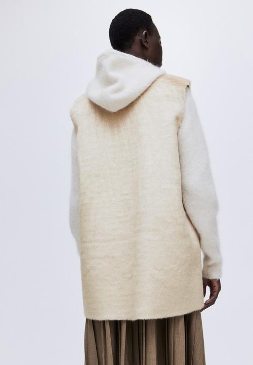H&M - Long gilet - beige