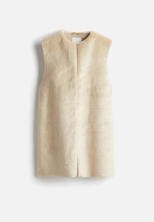 H&M - Long gilet - beige