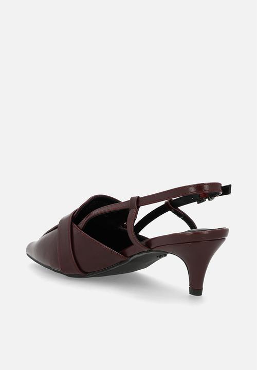 Butterfly Feet - Caitlin 1 heel - burgundy