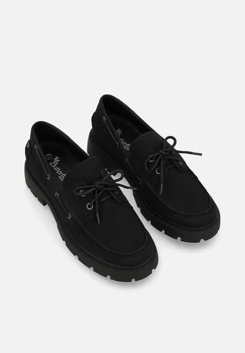 Butterfly Feet - Plush 1 loafer  - black