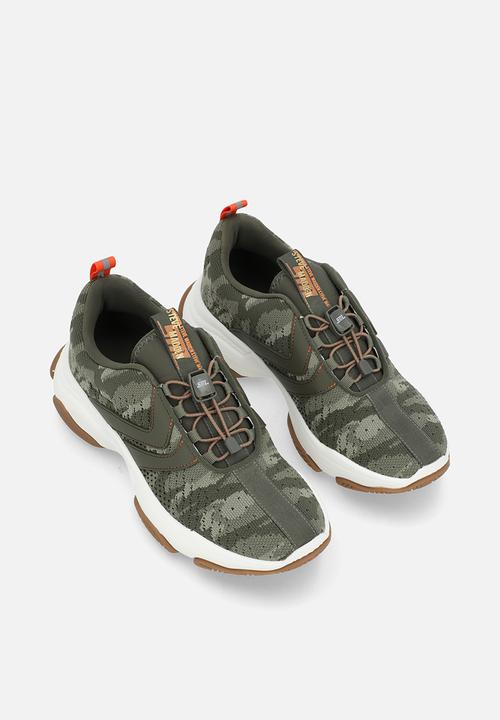 Steve Madden - Main st sneaker - green camo