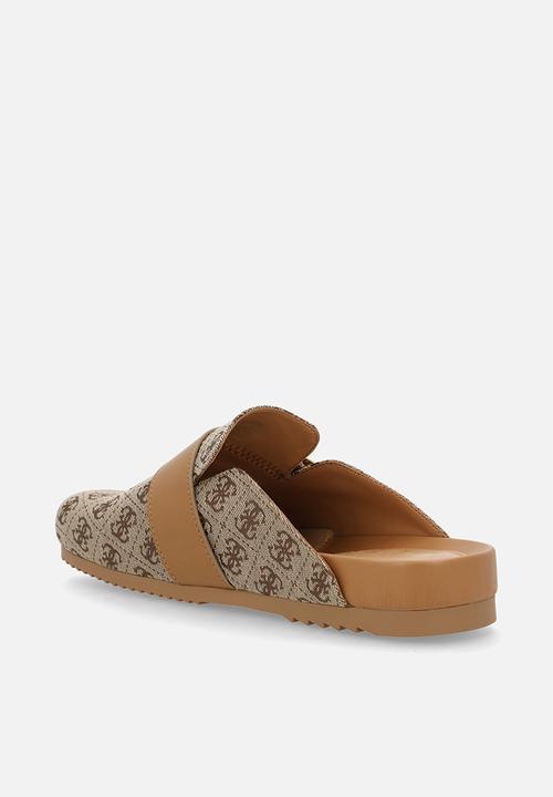 GUESS - Galavanta slipper - beige+brown01/caramel g4