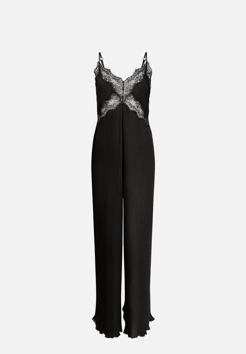 Hunkemoller - Jumpsuit plisse zaphira - caviar