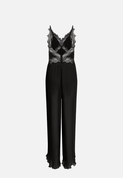 Hunkemoller - Jumpsuit plisse zaphira - caviar