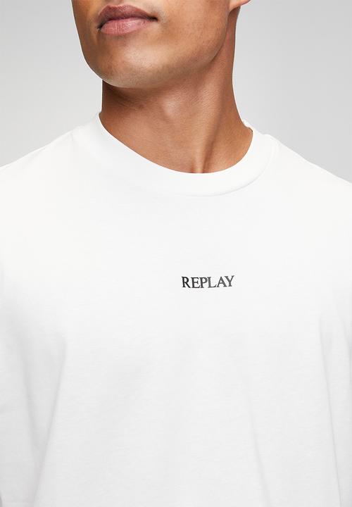 Replay - Piece Dyed Heavy Jersey Cotton T-shirt - White