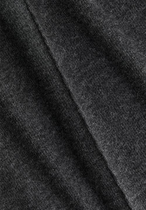 H&M - Loose-fit fine-knit top - dark grey marl 