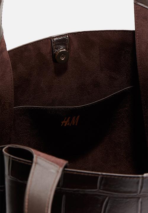 H&M - Tote bag - dark brown