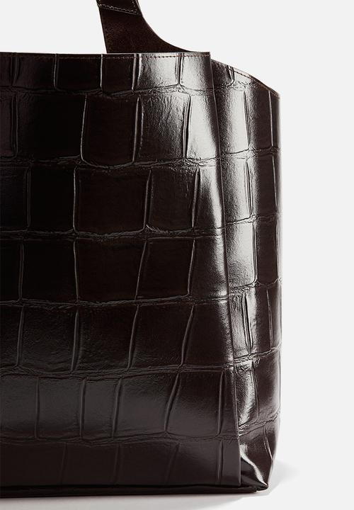 H&M - Tote bag - dark brown