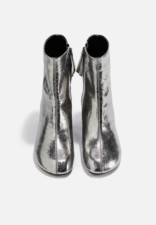 H&M - Ankle boots - silver-coloured