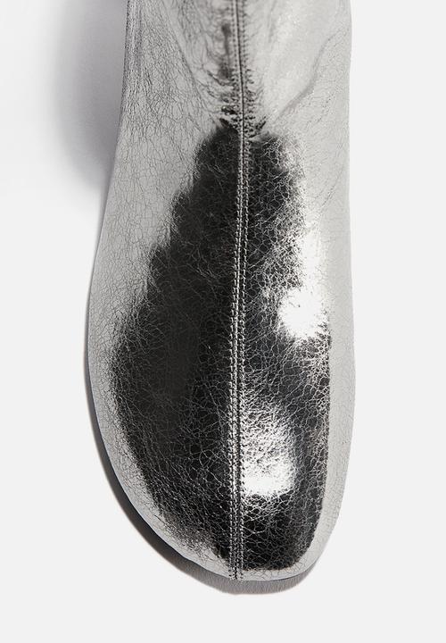 H&M - Ankle boots - silver-coloured